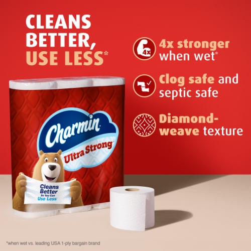 Charmin Ultra Strong 2-Ply Toilet Paper, 12 Mega XL Rolls, 330 Sheets per Roll - package details