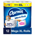 Charmin Ultra Soft 2-Ply Toilet Paper, 12 Mega XL Rolls, 312 Sheets per Roll - front package